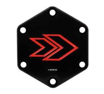Picture of NRG Engraved Arrow Horn Delete Button-RED