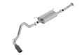 Picture of Borla 16-18 Toyota Tacoma 3.5L AT 4DR CC Short Bed S-Type SS Catback Exhaust - Black Chrome Tip