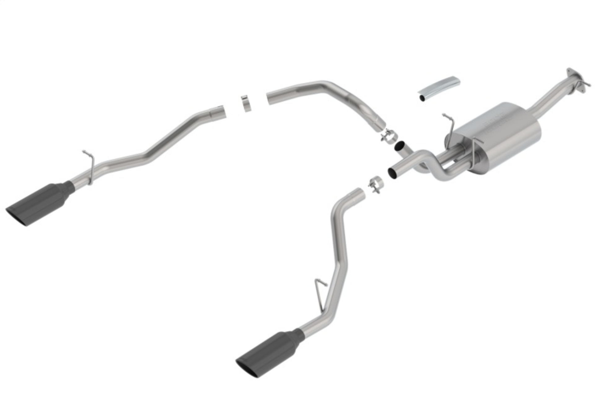 Picture of Borla 2019 RAM 1500 5.7L V8 AT 4DR Crew Cab Short Bed Touring SS Catback Exhaust - Black Chrome Tip