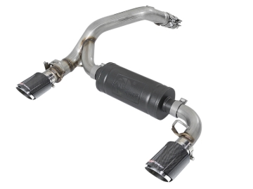 Picture of aFe Takeda 3in 304 SS Axle-Back Exhaust System w/ Carbon Fiber Tips 16-18 Ford Focus RS I4-2.3L (t)