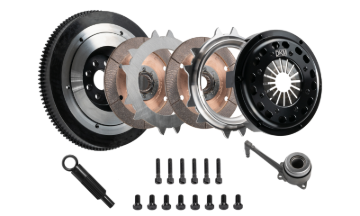 Picture of DKM Clutch VW/Audi 2.0L TSI (8 Bolt Motor) Ceramic Twin Disc MR Clutch Kit w/Flywheel