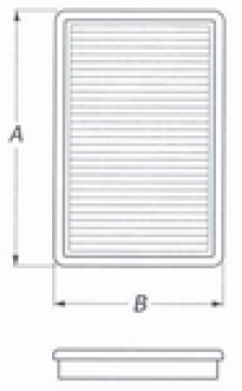 Picture of BMC 03-07 Hyundai Avante III 1.6L Replacement Panel Air Filter