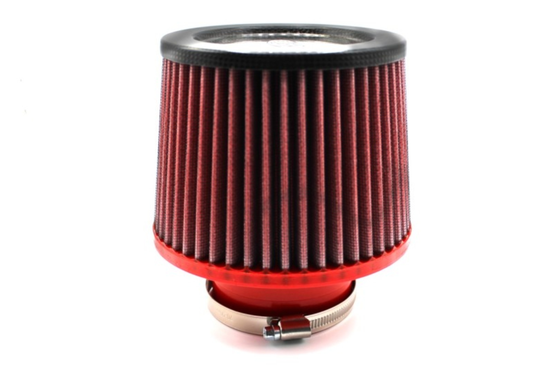 Picture of BMC Single Air Universal Conical Filter w/Carbon Top - 76mm Inlet / 110mm H