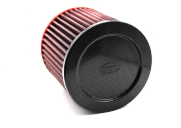 Picture of BMC Single Air Universal Conical Filter w/Carbon Top - 76mm Inlet / 140mm H