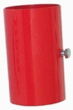 Picture of BMC Aluminum Connector Pipe w/Threaded Support Pin 70mm Diameter / 100mm Length (1.5mm Thickness)