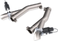 Picture of QTP 2011-2024 Dodge Durango 5.7L QTP Aggressor Cutout Pipes