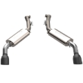 Picture of QTP 2014-2015 Chevrolet Camaro SS 6.2L QTP AR3 Axle Back Black Tips