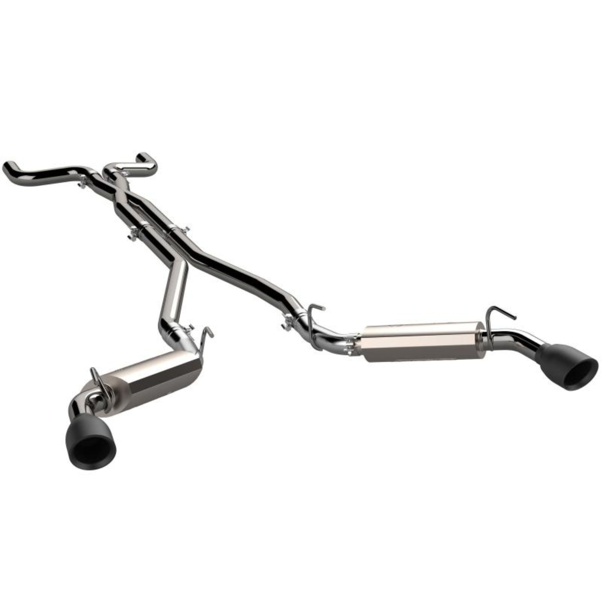 Picture of QTP 2014-2015 Chevrolet Camaro SS 6.2L QTP AR3 Cat Back Black Tips
