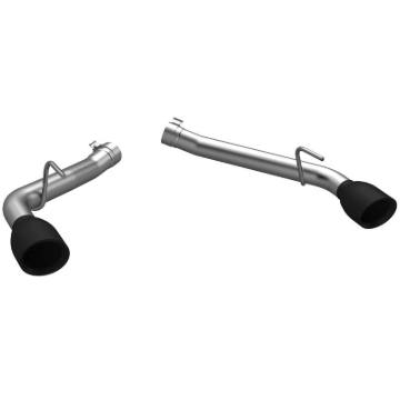 Picture of QTP 2010-2013 Chevrolet Camaro SS QTP Eliminator Axle Back Black Tips