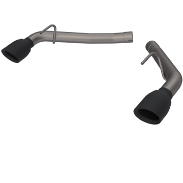 Picture of QTP 2014-2015 Chevrolet Camaro SS QTP Eliminator Axle Back Black Tips
