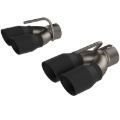 Picture of QTP 2015-2023 Dodge Challenger 5.7L QTP Black Quad Tip Adapter