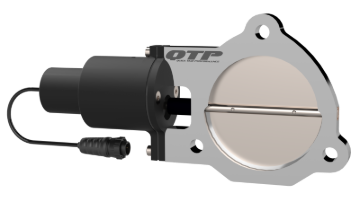 Picture of QTP 3.5in Bolt-On QTEC Electric Cutout Valve - Single