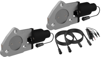 Picture of QTP 2.5in Bolt-On QTEC Dual Electric Cutout Valves - Pair