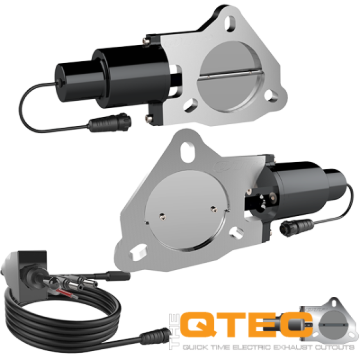 Picture of QTP 3in Bolt-On QTEC Dual Electric Cutout Valves - Pair