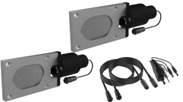 Picture of QTP Bolt-On QTEC Dual Low Profile Oval Electric Cutout Valves - Pair