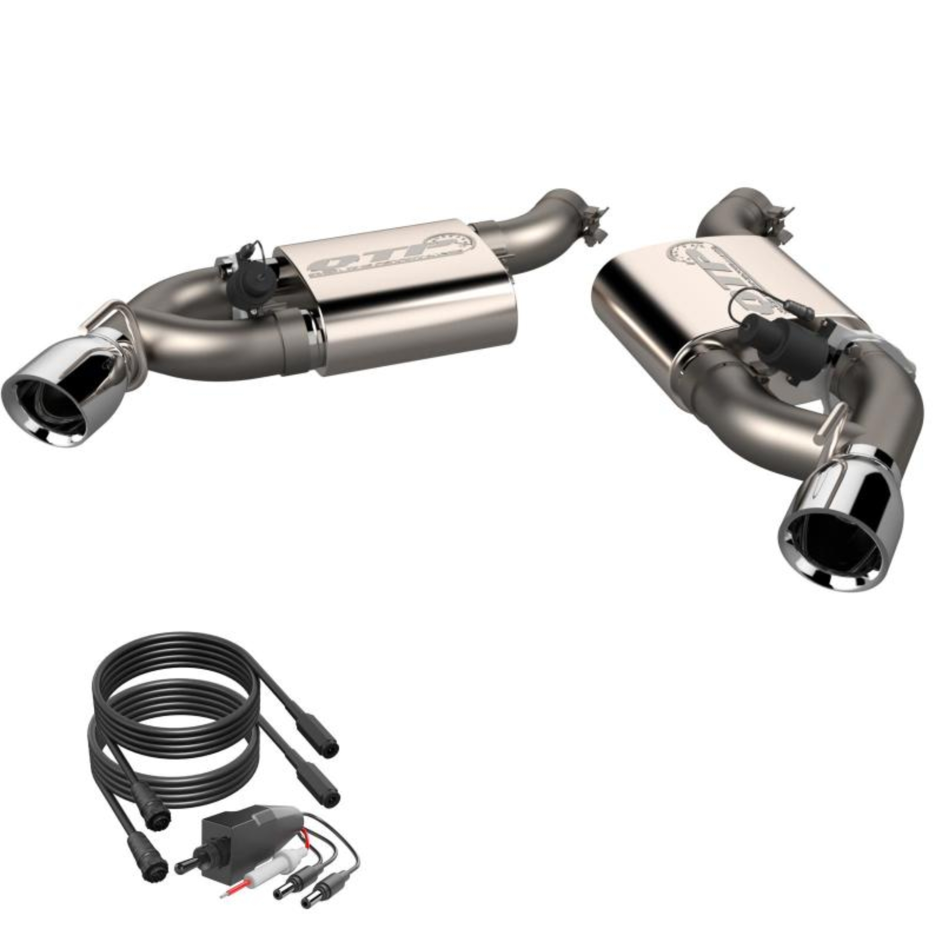 Picture of QTP 2016-2024 Chevrolet Camaro SS QTP Screamer Axle Back Dual Tip Bumper