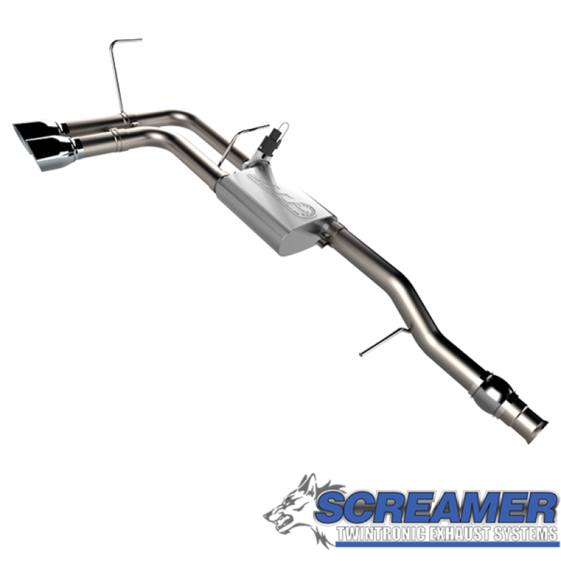 Picture of QTP 2014-2018 Silverado/Sierra QTP Screamer Side Exit Cat Back