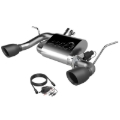 Picture of QTP 2007-2018 Jeep Wrangler JK QTP Screamer Axle Back Black Tips