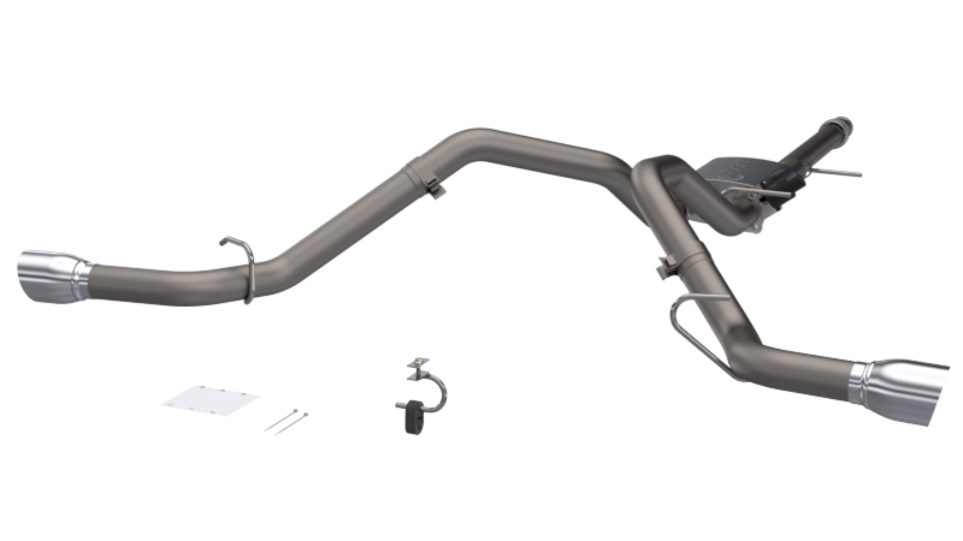 Picture of QTP 2014-2018 Silverado/Sierra QTP Screamer Split Rear Exit Cat Back
