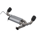 Picture of QTP 2007-2018 Jeep Wrangler JK QTP Screamer Axle Back Black Tips