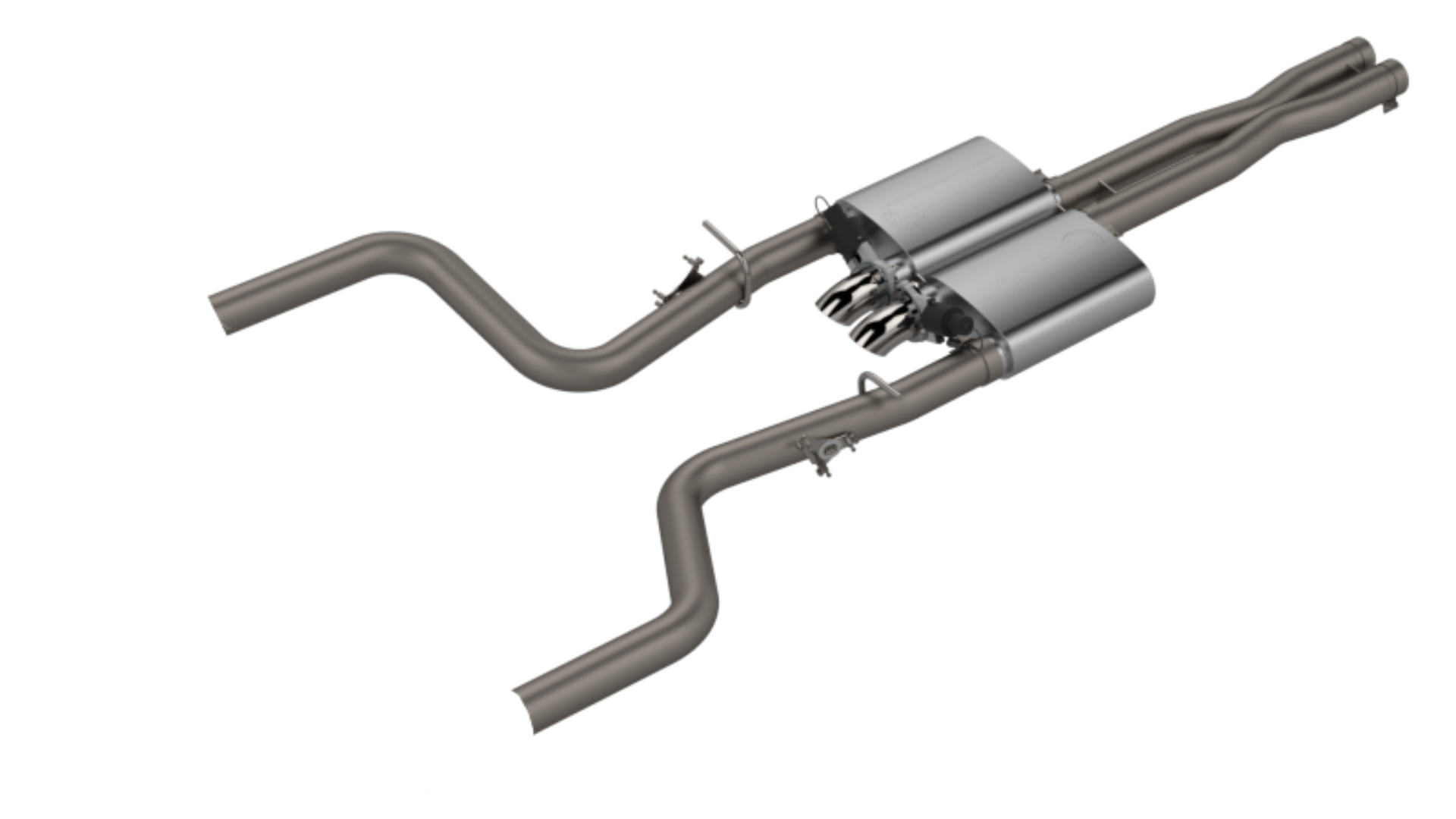Picture of QTP 2015-2023 Dodge Challenger 6.2/6.4L QTP Screamer Cat Back