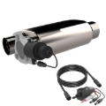 Picture of QTP 3in Weld-On 304SS Screamer Muffler Short Case w/Bolt-On QTEC Electric Cutout