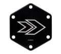 Picture of NRG Engraved Arrow Horn Delete Button - White
