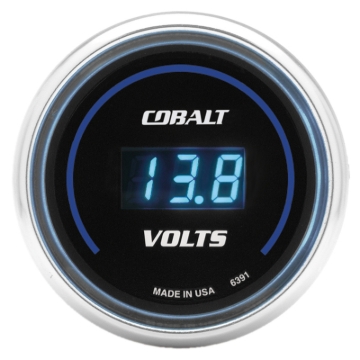 Picture of Autometer Cobalt 52mm Digital Voltmeter 8-19 Volts Gauge