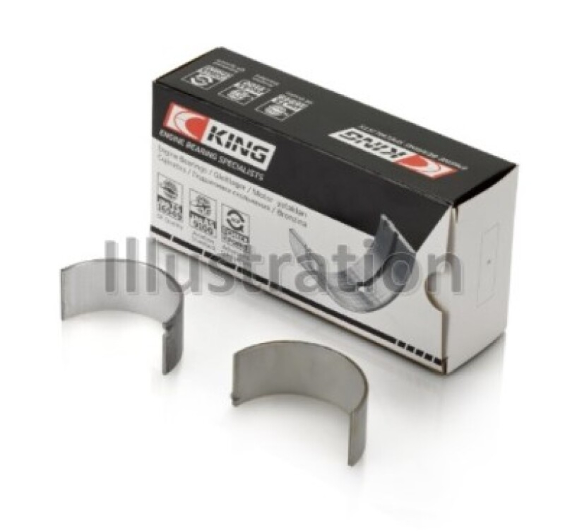 Picture of King Engine Bearings Dodge Cummins B-Series L4/L6 (Size STD) Rod Bearing Set