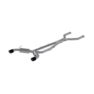 Picture of MBRP 16-19 Infiniti Q50 3.0L FWD/AWD 3in Cat Back w/ 4.5in OD Carbon Fiber Tips - T304
