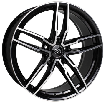 Picture of Enkei SS05 17x7.5 5x100 45mm Offset 72.6mm Bore Black Machined Wheel