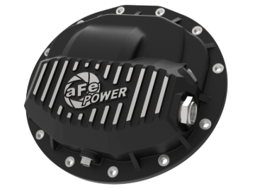 Picture of aFe Power Pro Series Rear Differential Cover Black w/ Machined Fins 13-18 RAM Diesel Trucks L6-6.7L