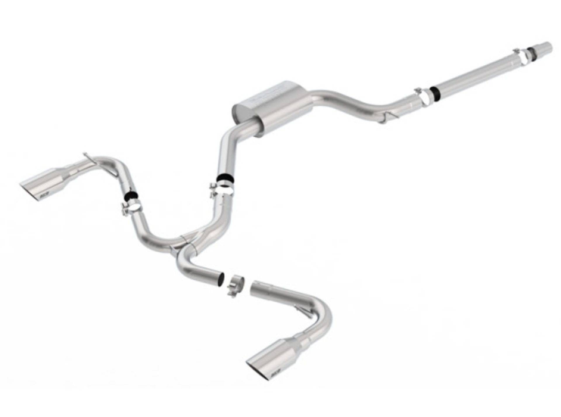 Picture of Borla 15-17 Volkswagen GTI (MK7) 2.0T AT/MT SS S-Type Catback Exhaust w/Stainless Brushed Tips