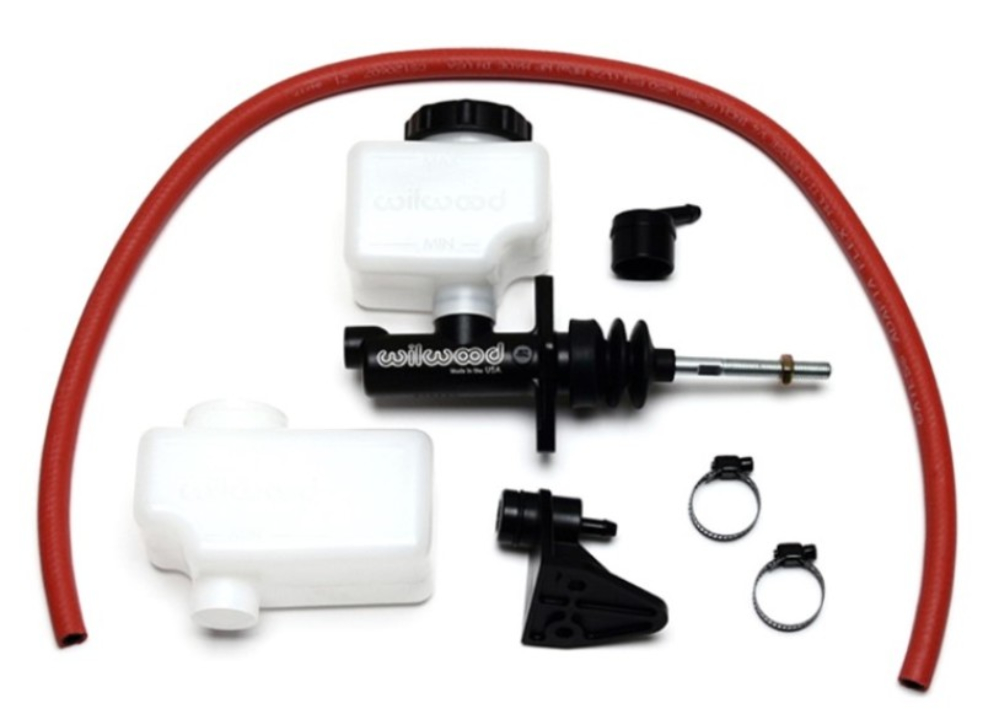 Picture of Wilwood Compact Remote M/C Kit 15/16in Bore Banjo Outlet w/Reservoir