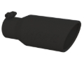Picture of MBRP Universal Angled Rolled End Tip 4in OD / 2-3/4in Inlet / 10in Length - Black