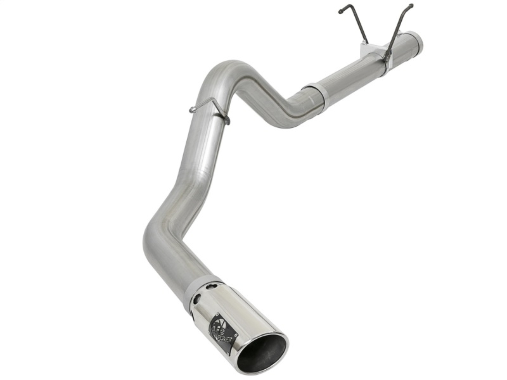 Picture of aFe LARGE BORE HD 4in 409-SS DPF-Back Exhaust w/Polished Tip 07.5-12 Dodge Diesel Trucks L6-6.7L(td)