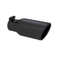 Picture of MBRP Universal Angled Rolled End Tip 4in OD / 2-3/4in Inlet / 10in Length - Black