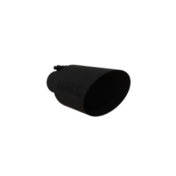 Picture of MBRP Universal Dual Wall Angle Rolled End Tip 4-1/2in OD / 2-1/2in Inlet / 11in Length - Black