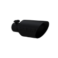 Picture of MBRP Universal Dual Wall Angle Rolled End Tip 4-1/2in OD / 2-1/2in Inlet / 11in Length - Black