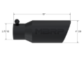 Picture of MBRP Universal Angled Rolled End Tip 4in OD / 2-3/4in Inlet / 10in Length - Black