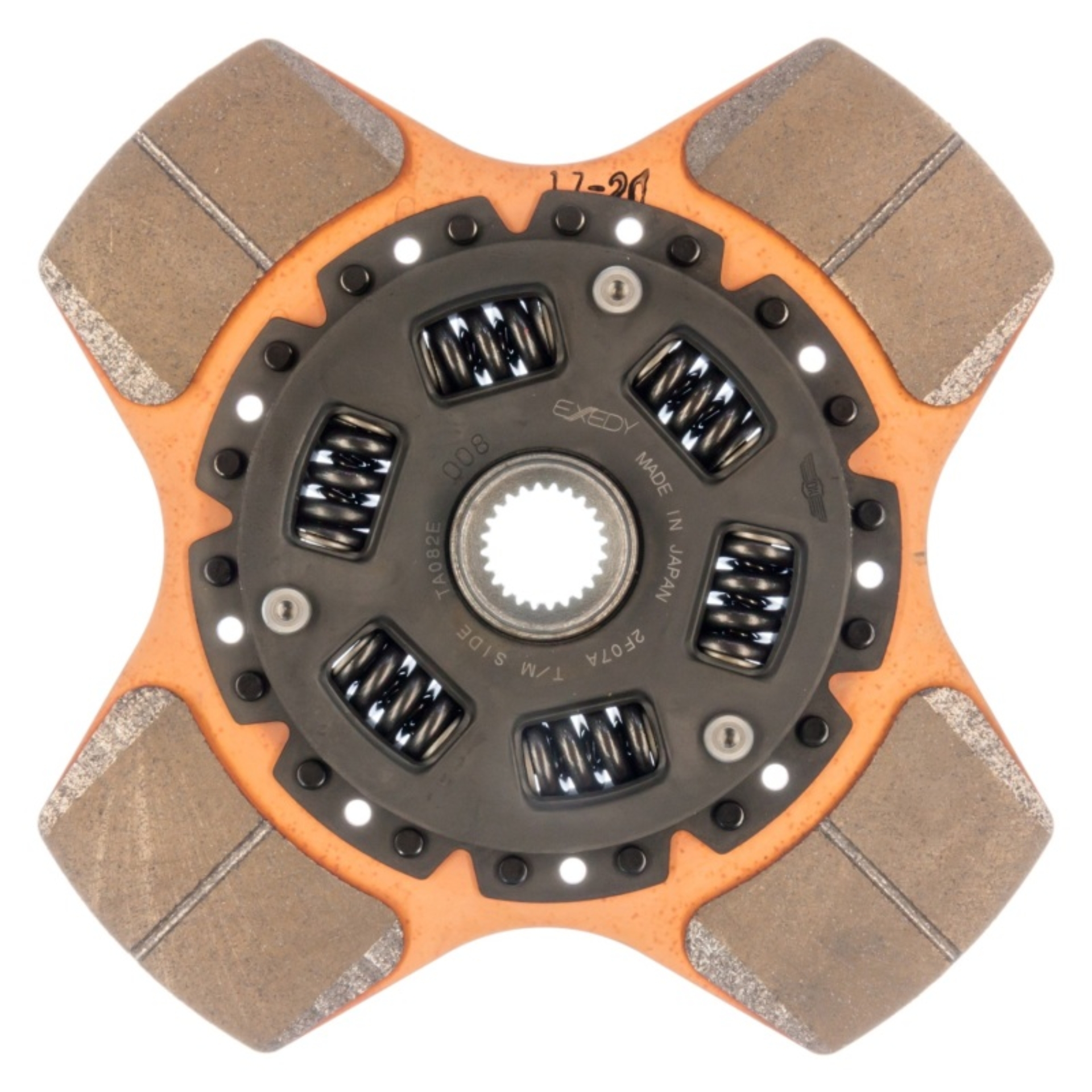 Picture of Exedy 2004-2011 Subaru WRX STI H4 Stage 2 Cerametallic 4 Puck Disc Fits 15951HDP4