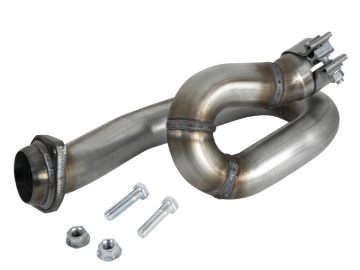 Picture of aFe POWER Twisted Steel Loop Relocation Pipe 2018 Jeep Wrangler (JL) V6-3.6L