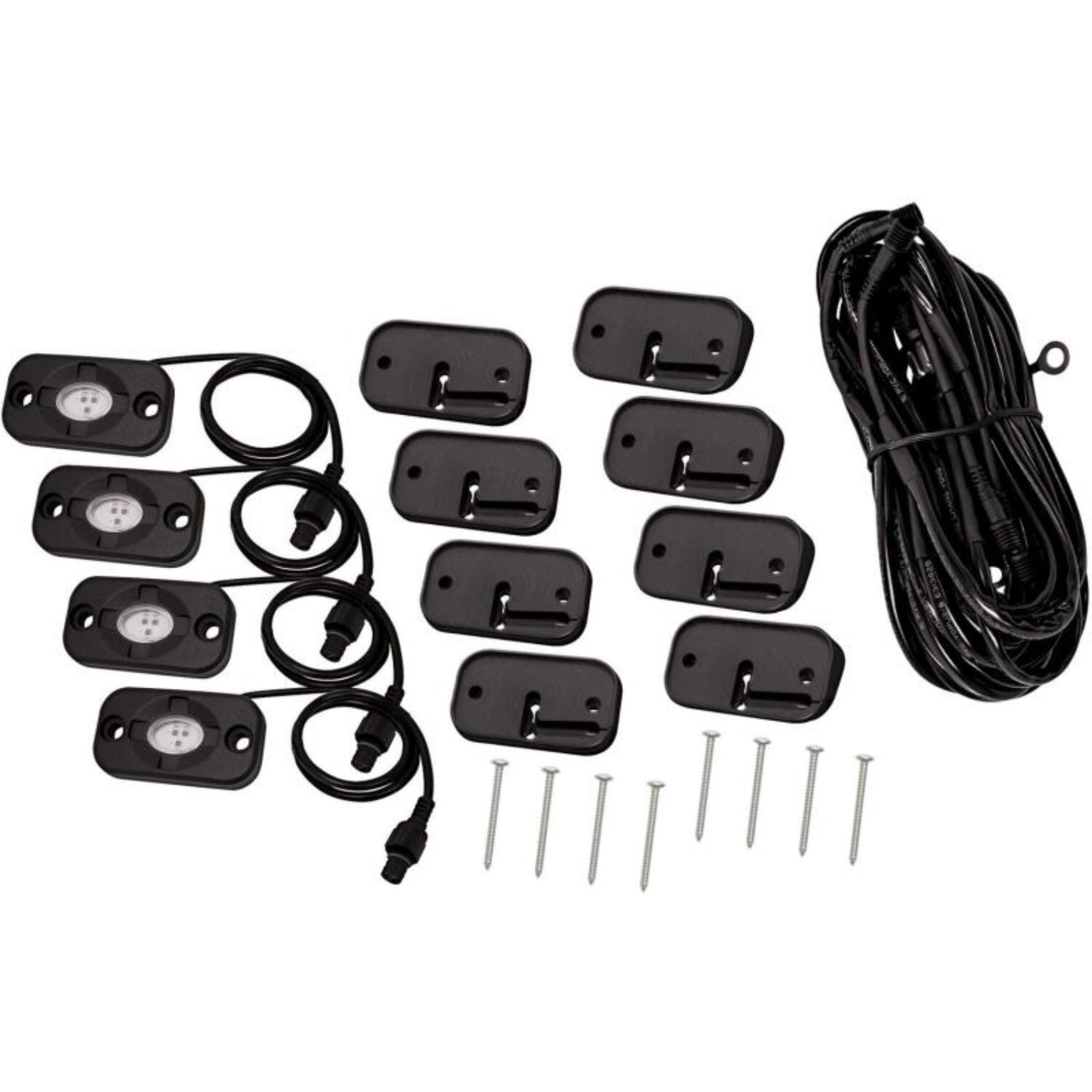 Picture of Westin LED Rock Light Kit - 07-18 Jeep Wrangler JK / 18-19 Jeep Wrangler JL - Black