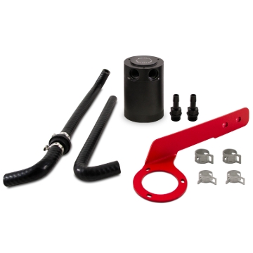 Picture of Mishimoto 2018+ Honda Accord 2.0T Baffled Oil Catch Can PCV Side - Red