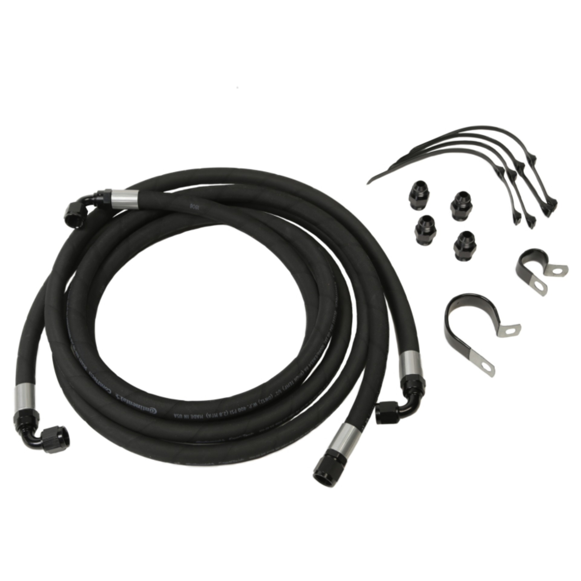 Picture of Fleece Performance 10-12 Cummins w/ 68RE Replacement Transmission Line Kit