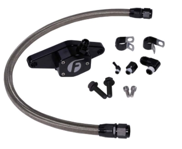 Picture of Fleece Performance 94-98 12V Coolant Bypass Kit w/ Stainless Steel Braided Line