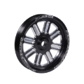 Picture of Fleece Performance Dodge Cummins Dual Pump Spoke Pulley (For Use w/ FPE Dual Pump Bracket) Black