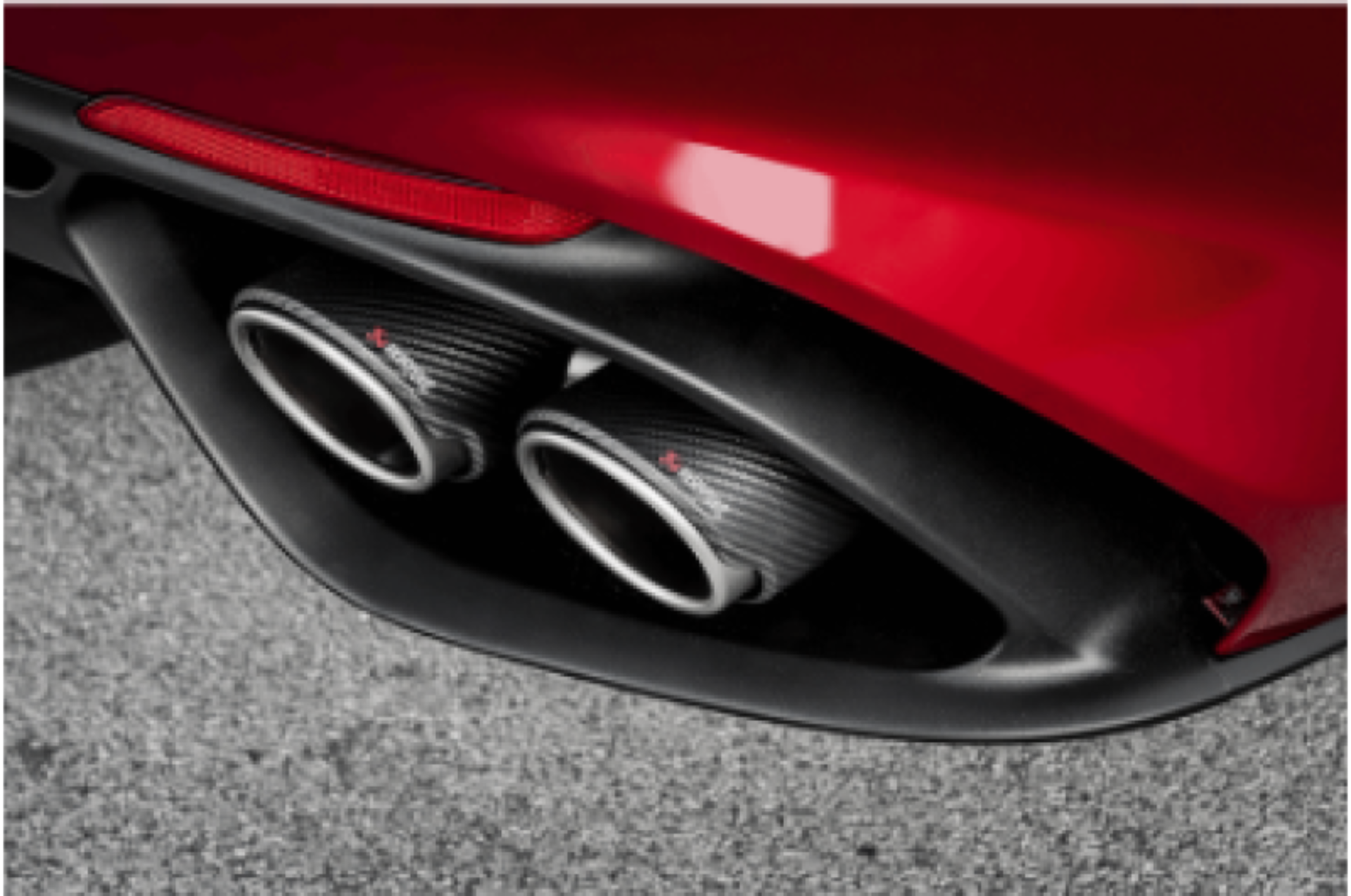 Picture of Akrapovic 17-19 Alfa Romeo Giulia Quadrifoglio Evolution Line Cat Back (Titanium)