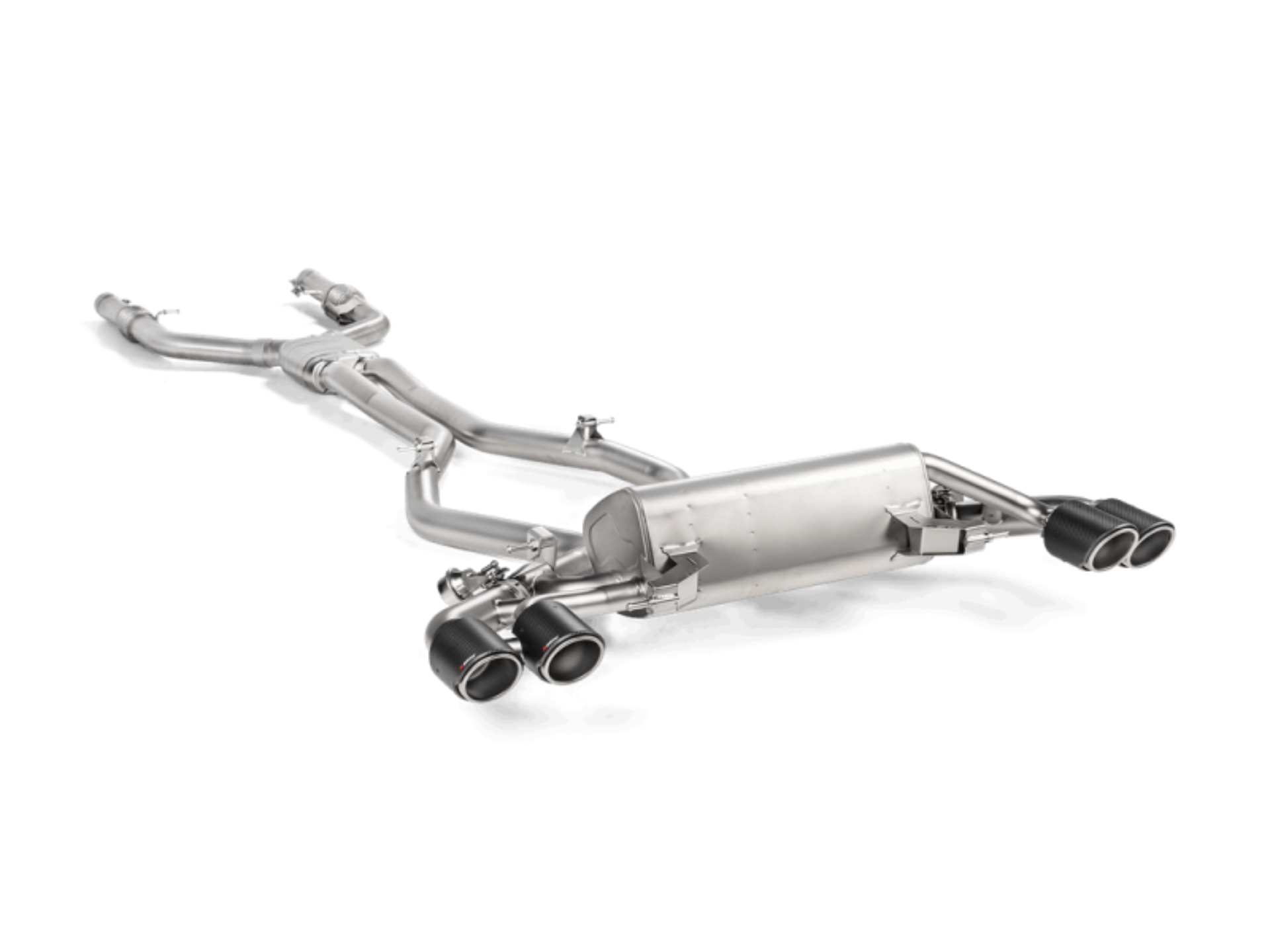 Picture of Akrapovic 17-19 Alfa Romeo Giulia Quadrifoglio Evolution Link Pipe Set (Titanium)