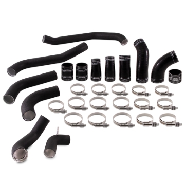 Picture of Mishimoto 2017+ Ford F150 3.5L EcoBoost Intercooler Pipe Kit - Wrinkle Black